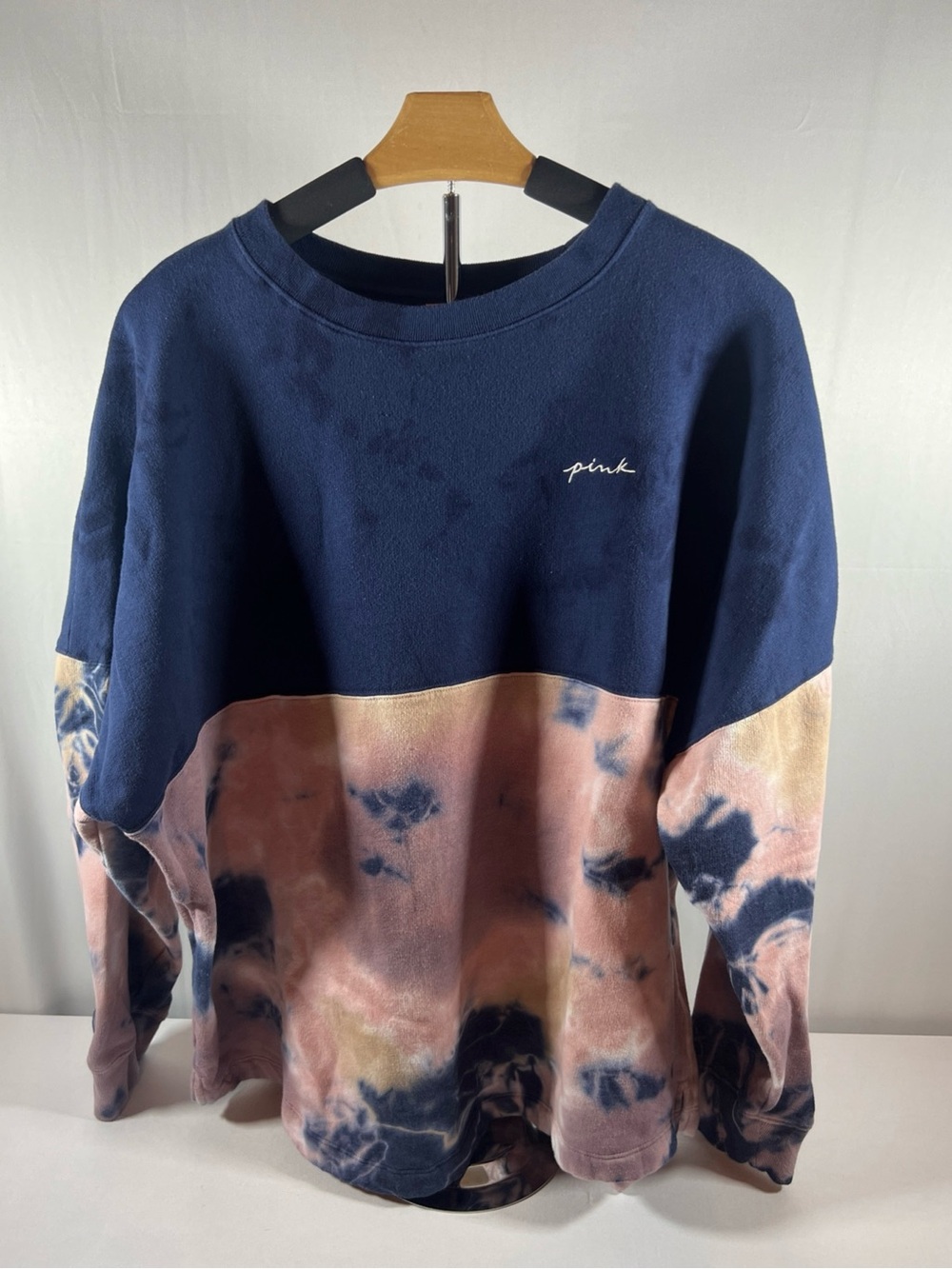 PINK Victoria's Secret Navy Crewneck Sweatshirt